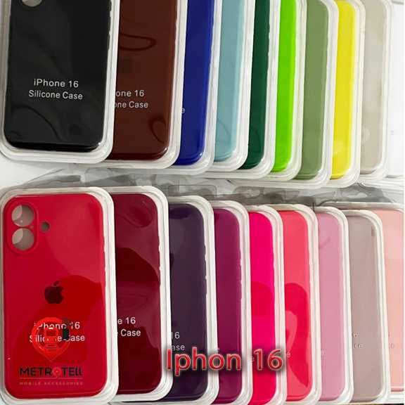 قاب گوشی سیلیکون اورجینال آیفون نرمالiphone 16
