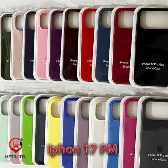 قاب گوشی سیلیکونی اورجینال آیفون iphone 17promax پرومکس