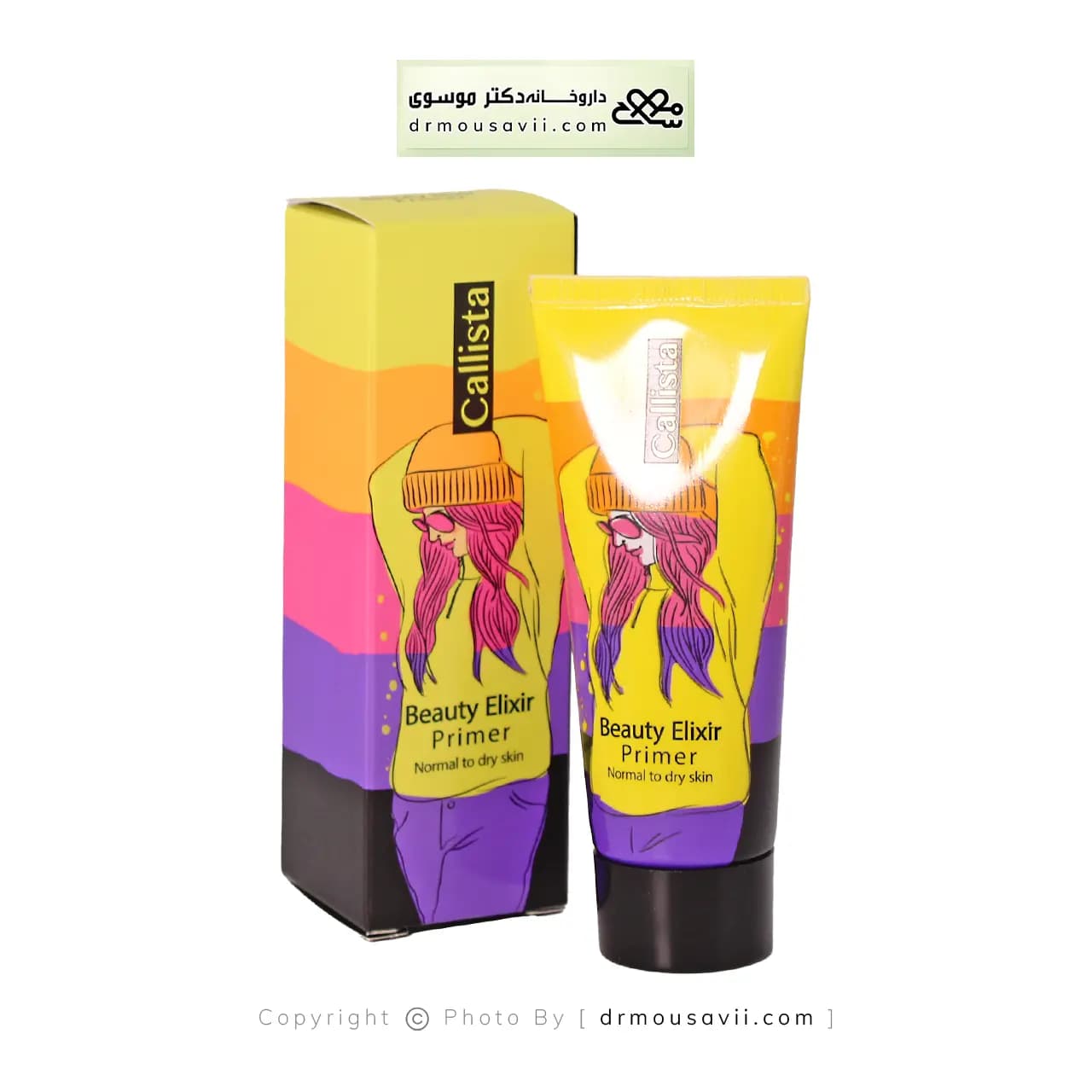 پرایمر صورت کالیستا مدل Beauty Elixir حجم 35 میل — تصویر ۲