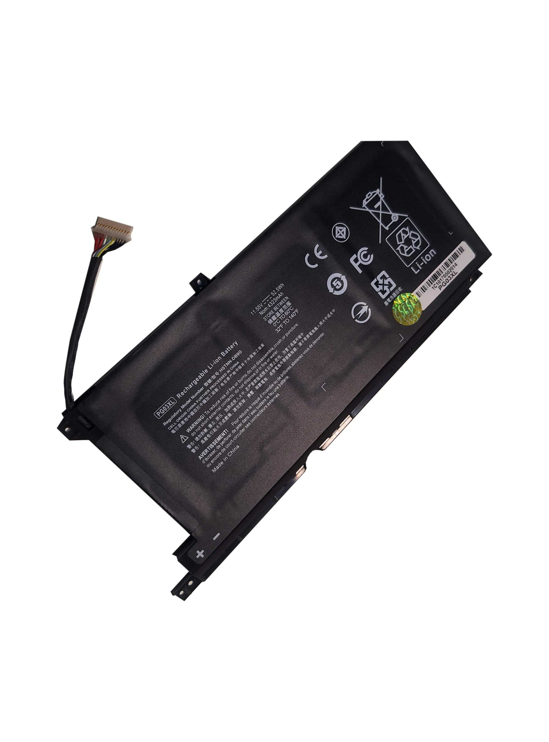 باتری لپ تاپ HP PG03XL مخصوص HP Pavilion 15-EC با ظرفیت 4323 میلی‌آمپر