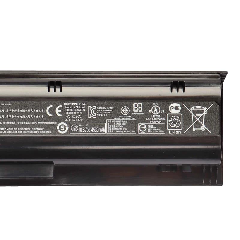 باتری لپ تاپ HP RC06XL مخصوص HP ProBook 4340s با ظرفیت 4400 میلی‌آمپر (6 سلولی) — تصویر ۵