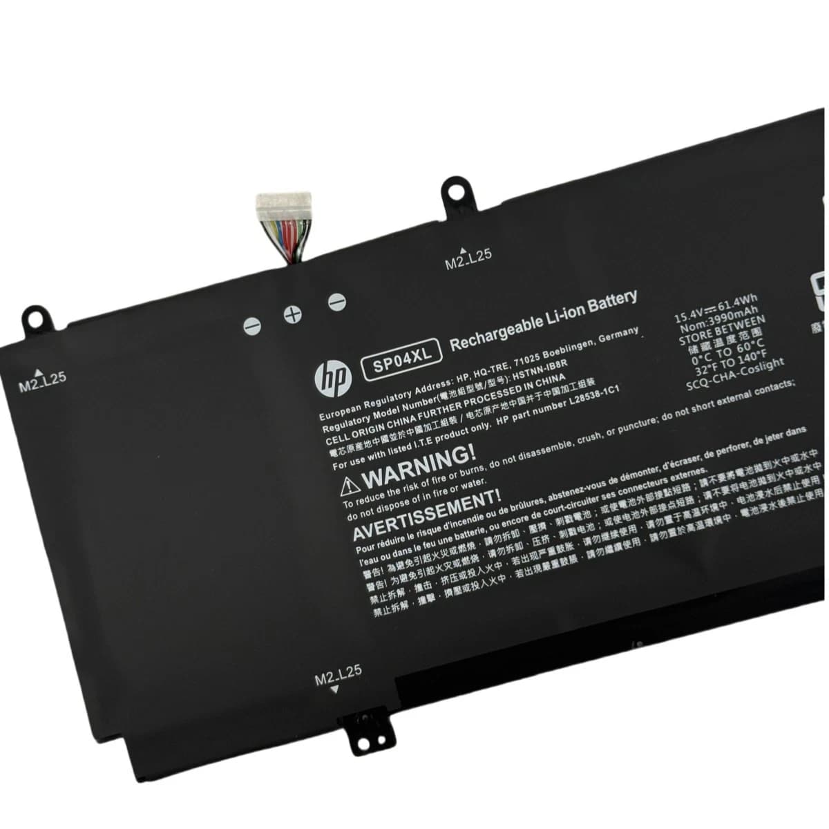 باتری لپ تاپ HP SP04XL مخصوص HP Spectre x360 13-AP با ظرفیت 3900 (4 سلولی) — تصویر ۳