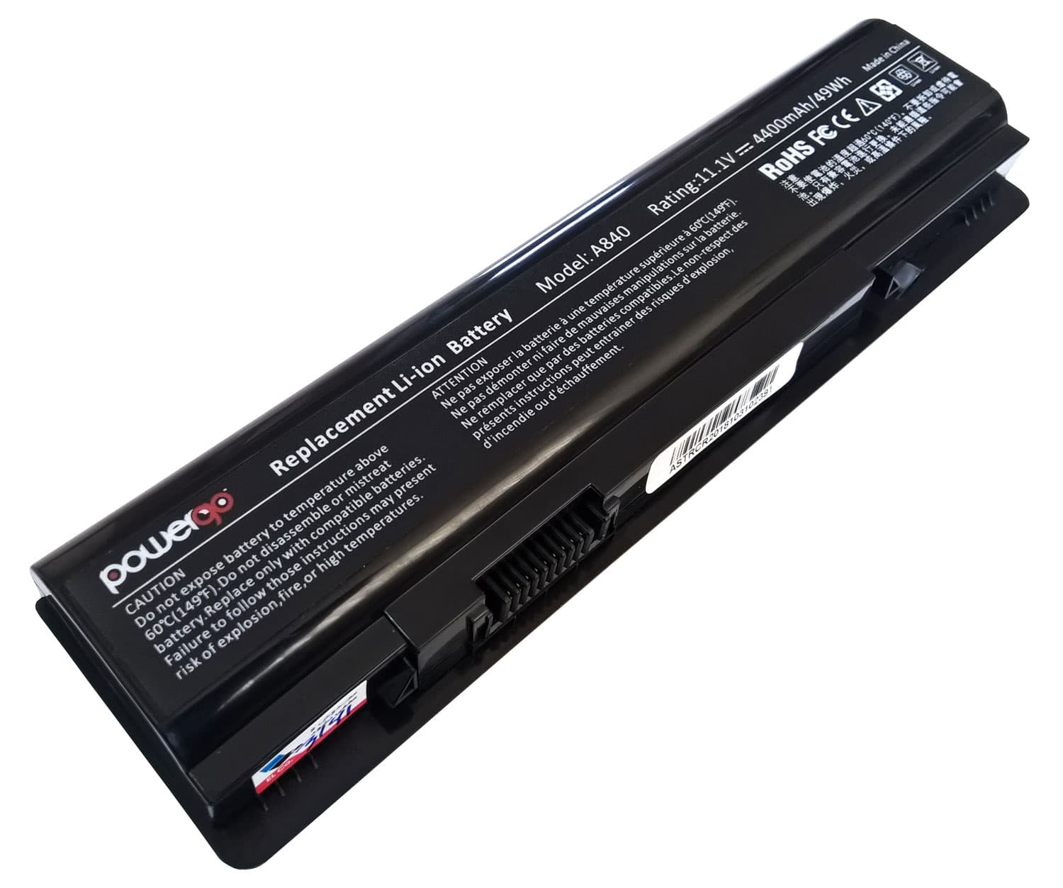 باتری لپ تاپ Dell F287F ظرفیت 4400mAh (سازگار با Inspiron A840 و A860)