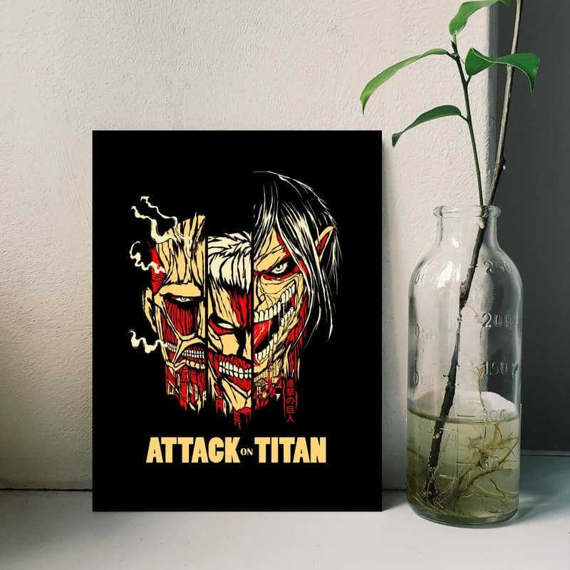 تابلو شاسی مدل انیمه attack on titan کد 1240