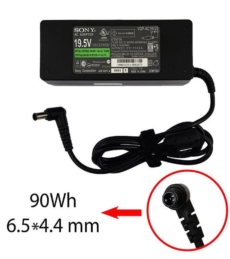 آداپتور لپ تاپ سونی 19.5V 4.7A مناسب مدل‌های VAIO