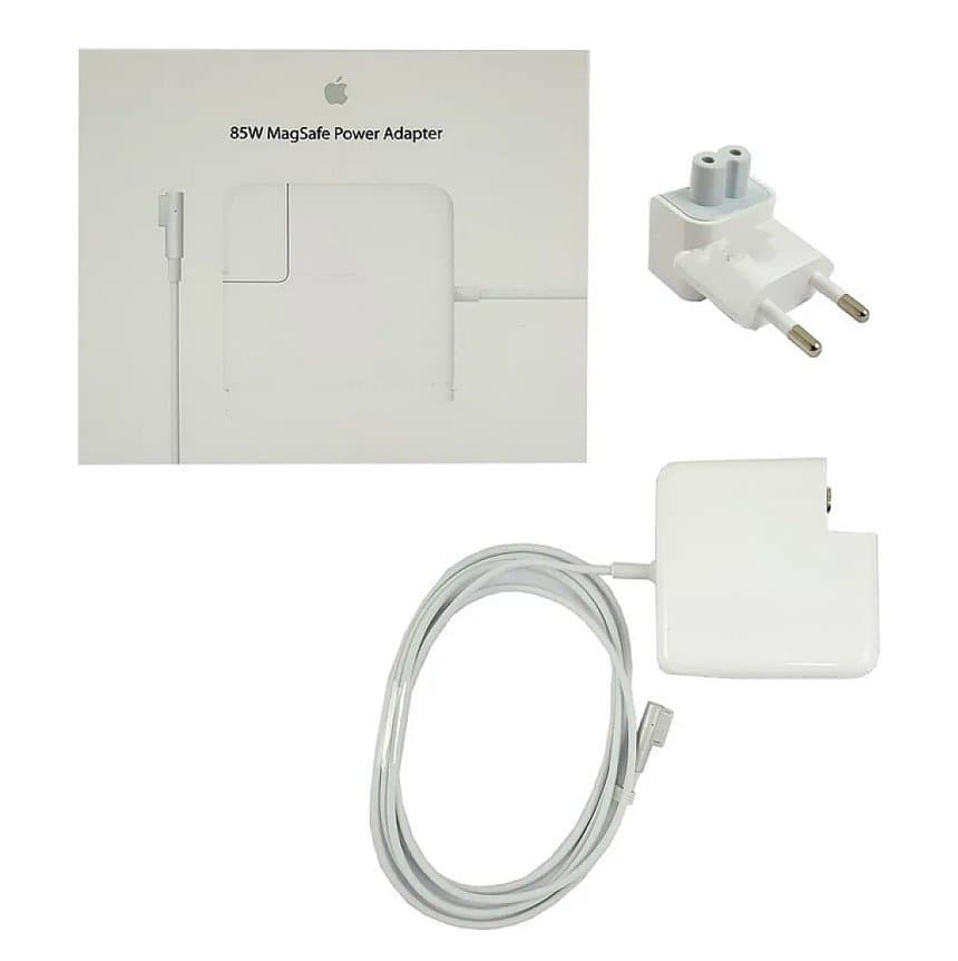 آداپتور لپ تاپ اپل 85W Magsafe1 با پک کامل، شارژ سریع و ایمن مک بوک — تصویر ۲