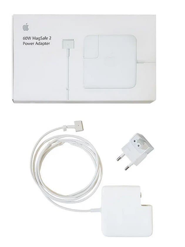 آداپتور لپ تاپ اپل 60 وات Magsafe2 با پک کامل، شارژ سریع و ایمن مک بوک