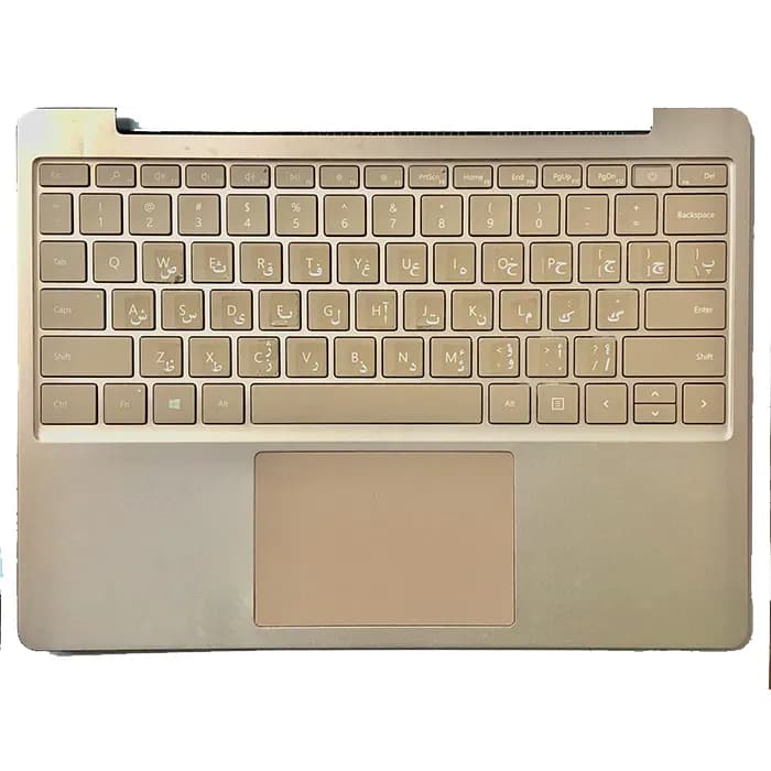 کیبورد با قاب سرفیس لپ تاپ Keyboard Surface Laptop Go2 Go1 رزگلد | 9 ماه گارانتی تعمیرجت