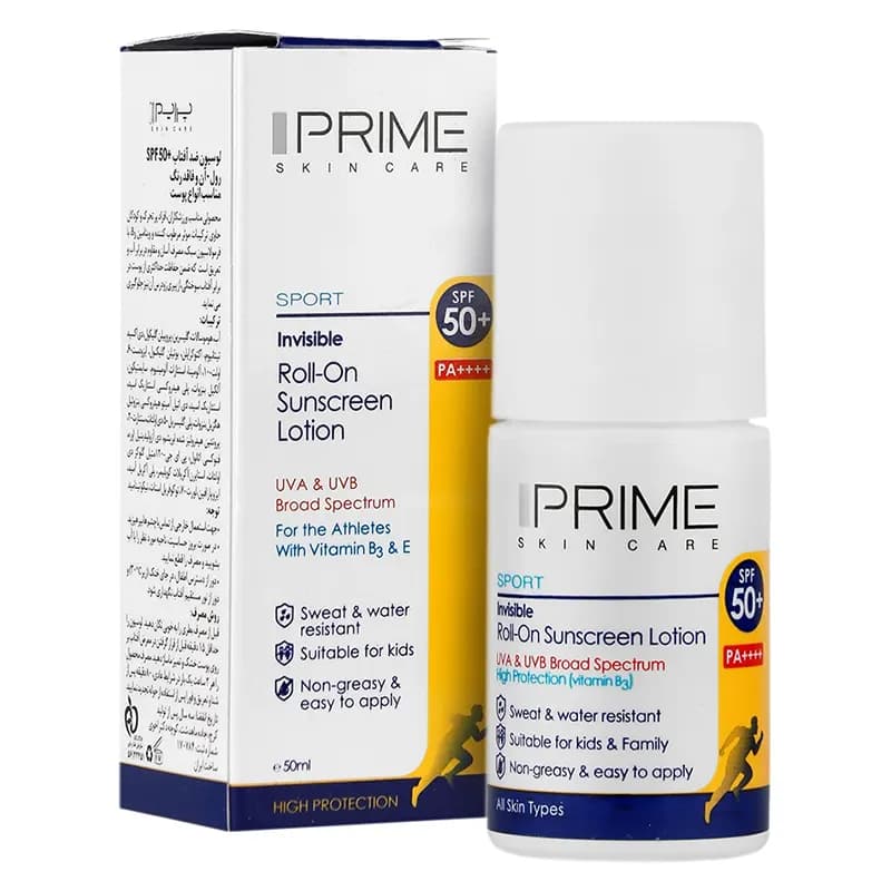 لوسیون رولی ضد آفتاب SPF50 پرایم — تصویر ۹