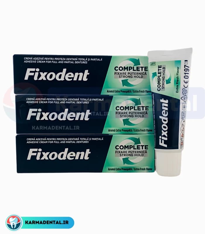چسب دندان مصنوعی فیکسودنت سبز 47 گرمی کامپلت – Fixodent Complete