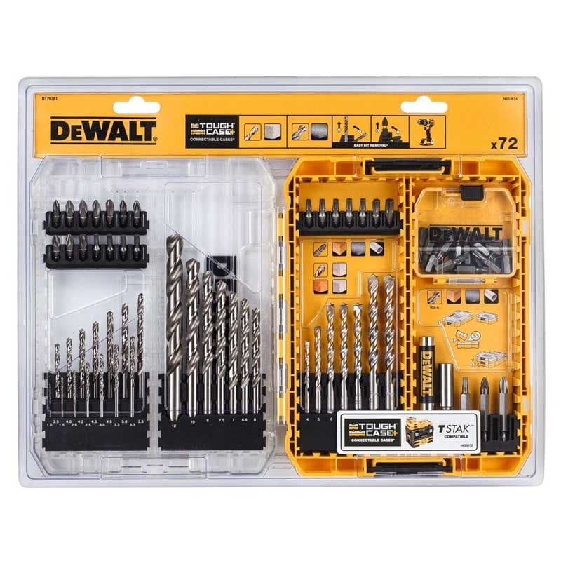 ست 72 عددی سر پیچ گوشتی و مته دیوالت مدل N653674