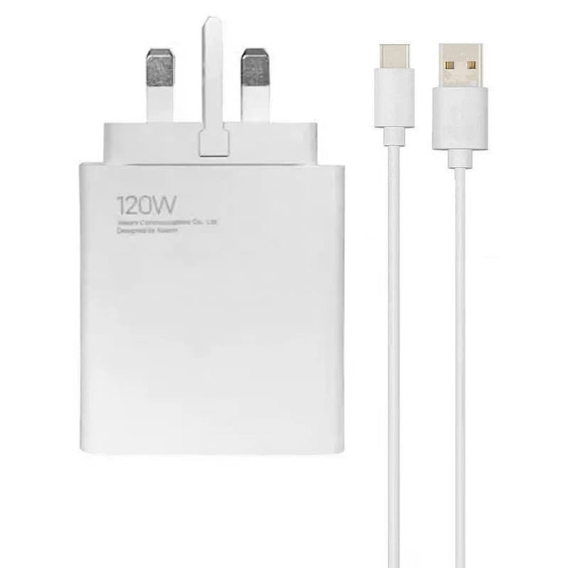 شارژر 120 وات شیائومی توربو شارژ | کابل 6 آمپر + GaN