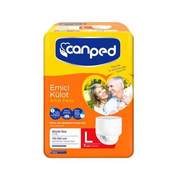 پوشک (پوشینه) شورتی بی اختیاری بزرگسال جان پد سایز لارج canped L