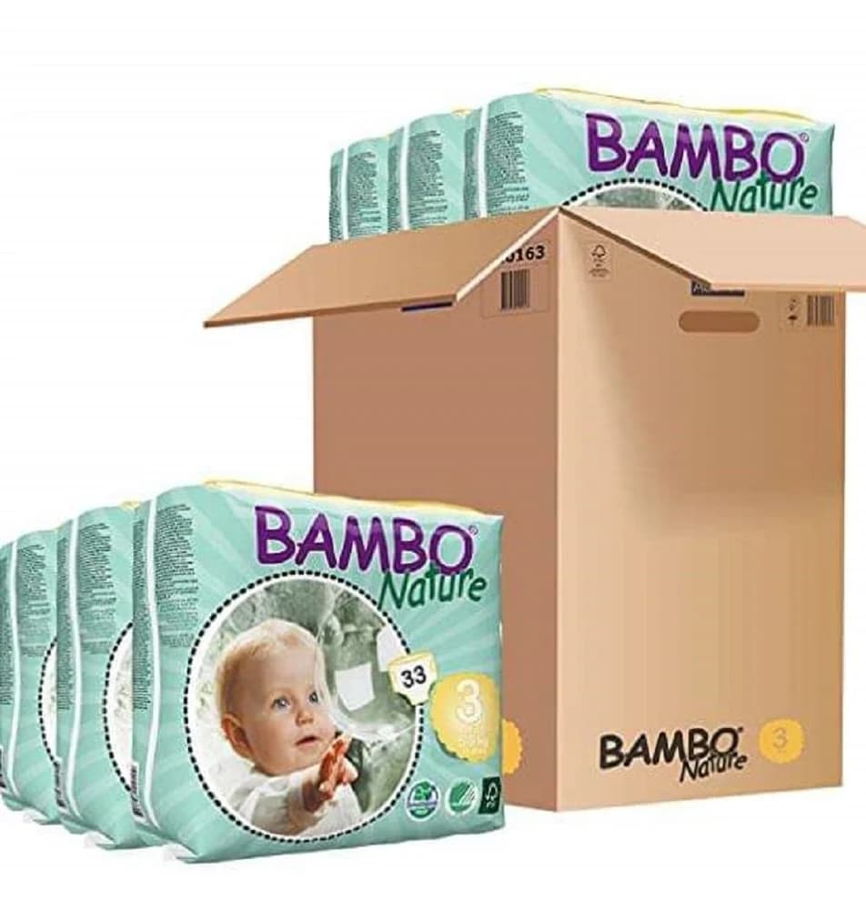 پوشک نوزاد چسبی بامبونیچر 3 Bambo nature diapers size — تصویر ۴