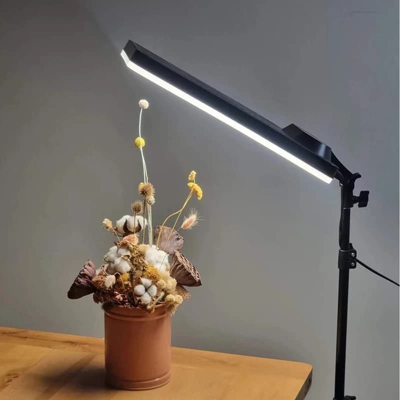 سافت لایت RL-19 نور ثابت LED با پایه 2 متری | نور حرفهای تولید محتوا — تصویر ۲