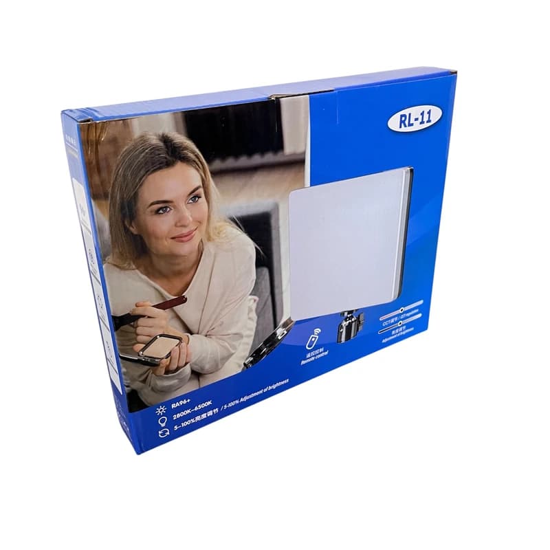 سافت لایت RL-11 نور ثابت LED با پایه 2 متری | ریموت‌دار و حرفه‌ای — تصویر ۲