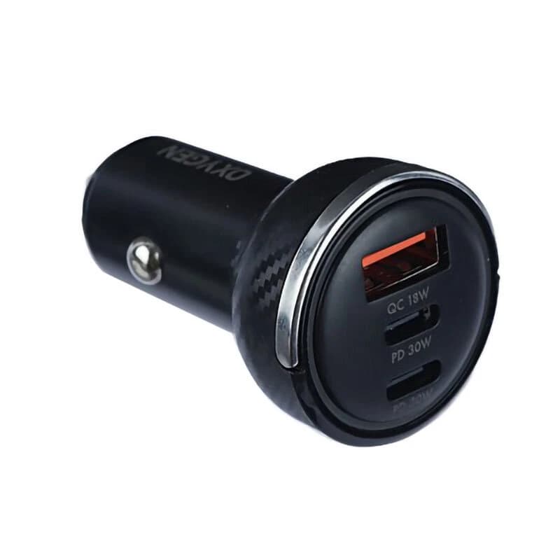 شارژر فندکی 60 وات اکسیژن AC-14 | PD + QC3.0 + 3 پورت — تصویر ۵