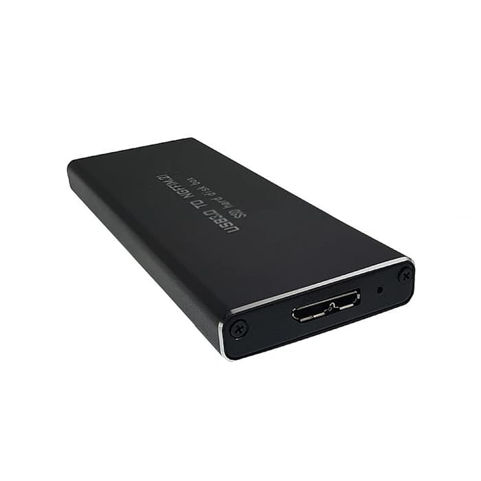 باکس هارد M.2 NGFF به USB 3 دو شیار | تبدیل M2 به USB3 — تصویر ۳