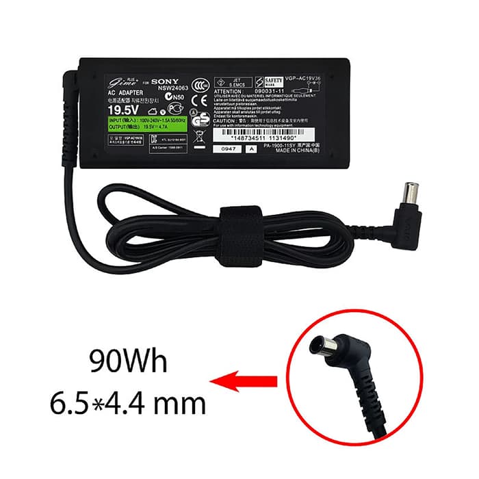 شارژر سونی (19.5V 4.7A) | SONY 90W