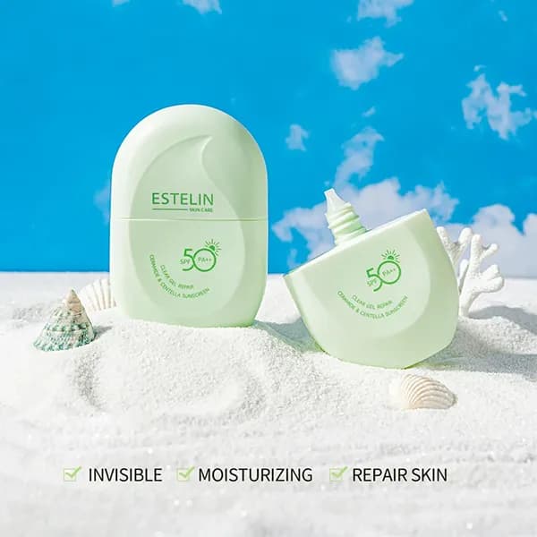 ژل ضد آفتاب ترمیم‌کننده استلین مدل Ceramide & Centella وزن 60 گرم — تصویر ۴