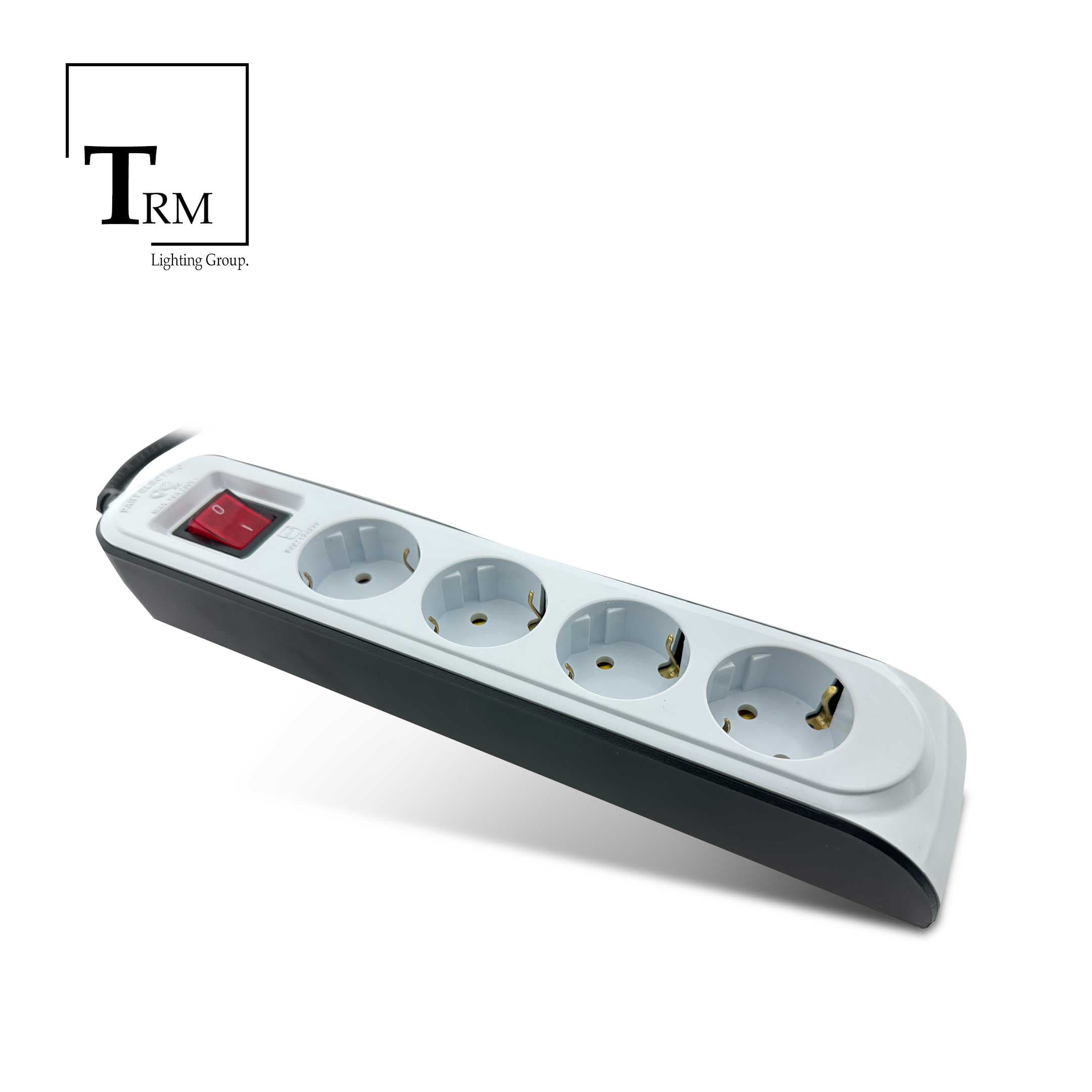 محافظ ولتاژ 4 خانه پارت الکتریک با کابل 1.8 متری کد 8757