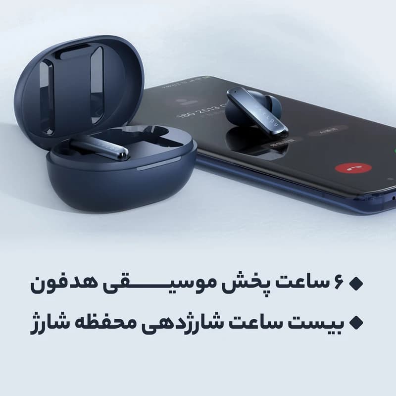 هدفون بلوتوثی هایلو W1 با میکروفون ۴ گانه و بلوتوث 5.3 — تصویر ۹