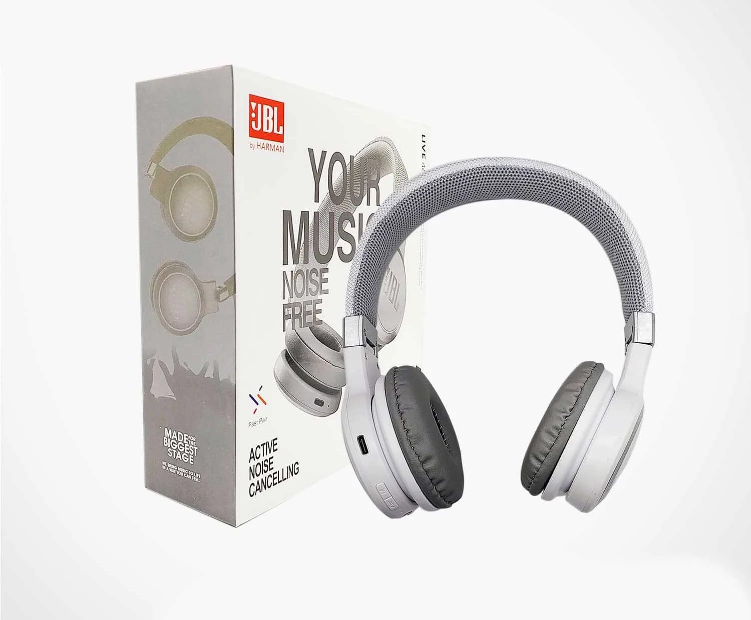 هدفون JBL Live 460 NC غیر اصل | اتصال بی‌سیم و سیمی، باتری پرقدرت و طراحی راحت