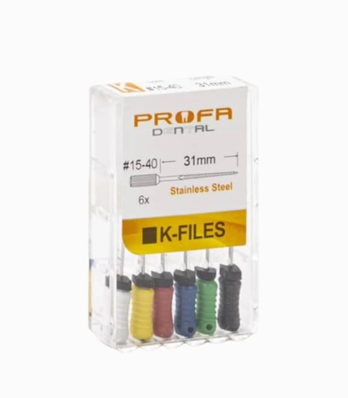 فایل دستی پروفا – Profa Stainless Steel K Files 31 ML