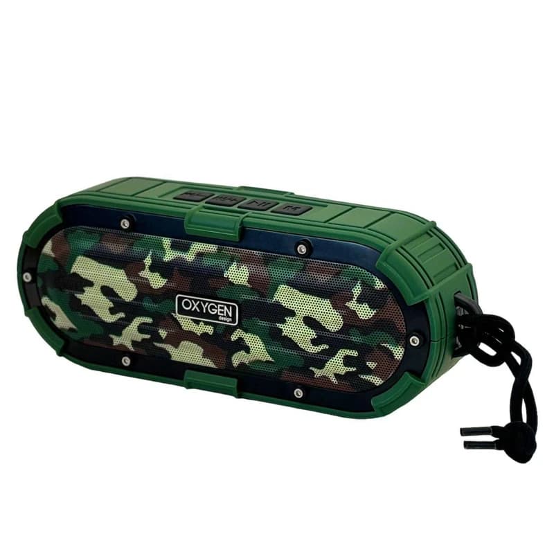 اسپیکر بلوتوثی اکسیژن مدل AX-107 با باتری 1200 میلی‌آمپری