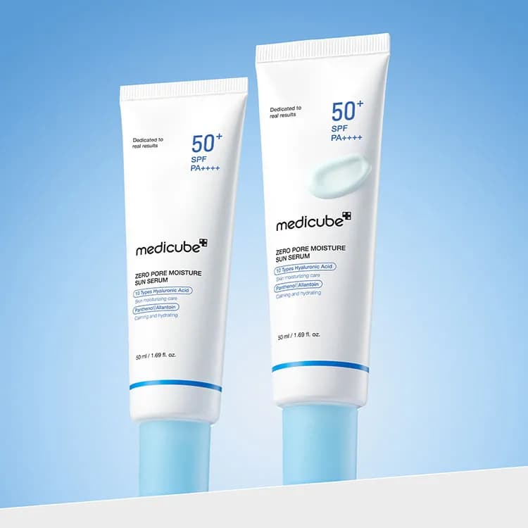 سرم ضد آفتاب مدیکیوب مدل Zero Pore Moisture حجم 50 میل — تصویر ۳