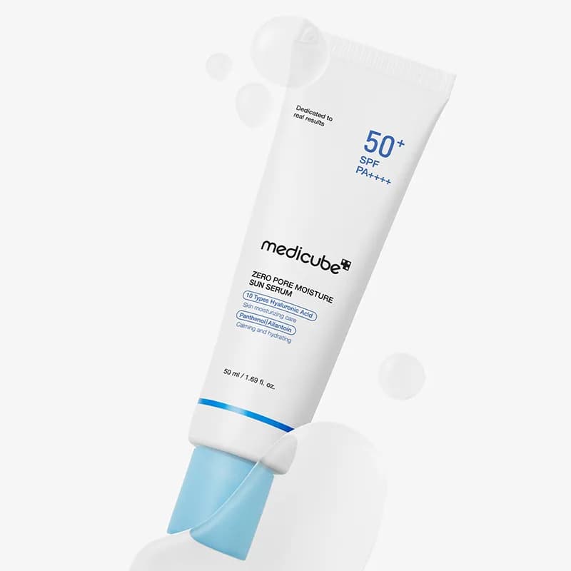 سرم ضد آفتاب مدیکیوب مدل Zero Pore Moisture حجم 50 میل — تصویر ۴