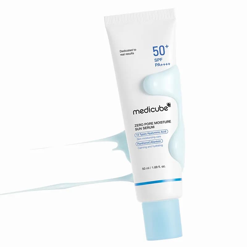 سرم ضد آفتاب مدیکیوب مدل Zero Pore Moisture حجم 50 میل — تصویر ۲