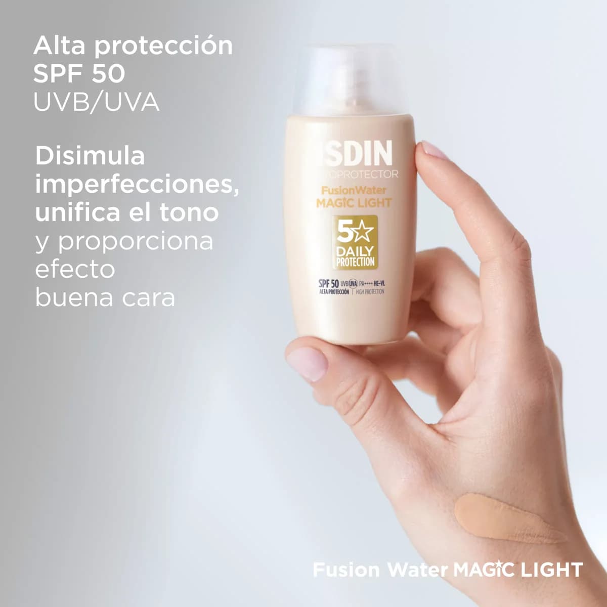 ضد آفتاب فیوژن واتر مجیک لایت ایزدین SPF 50 — تصویر ۵
