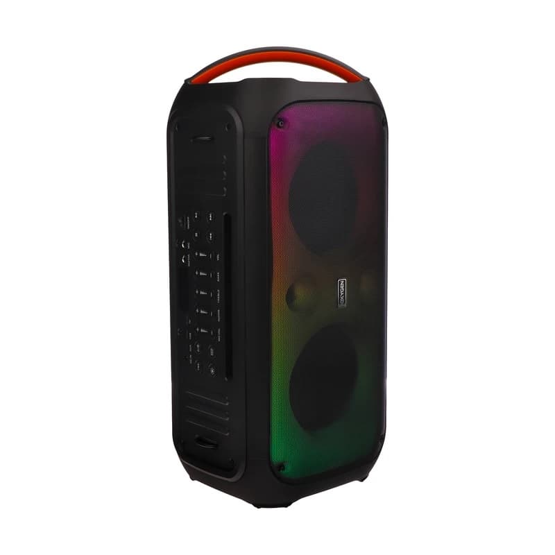 اسپیکر بلوتوثی قابل حمل اکسیژن مدل AX-102 با میکروفون و ریموت و توان 50 وات — تصویر ۴