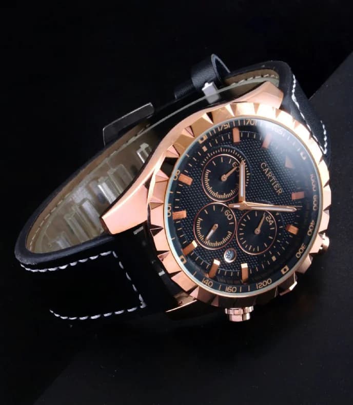 ساعت جدید مردانه سه موتور کرنوگراف برند Cartier — تصویر ۲