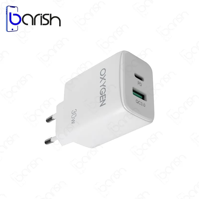 شارژر دیواری 30 وات اکسیژن مدل CH-6 — تصویر ۹