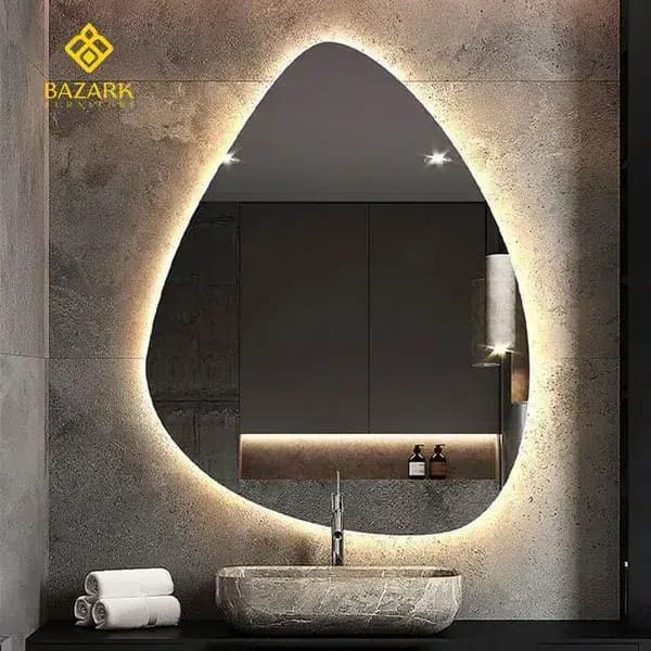 آینه بک لایت دفرمه مدل 2093