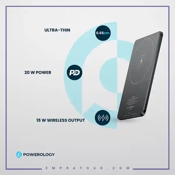 پاوربانک وایرلس 5000 پاورولوژی PPBCHA63 — تصویر ۵