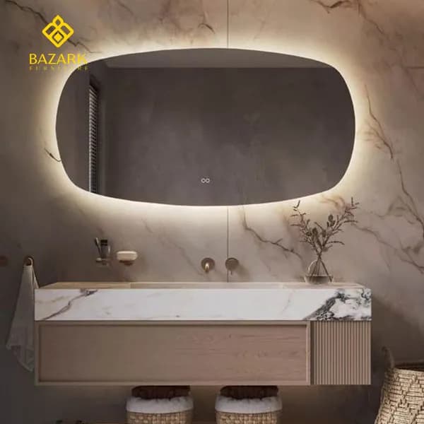 آینه بک لایت دفرمه مدل 2077