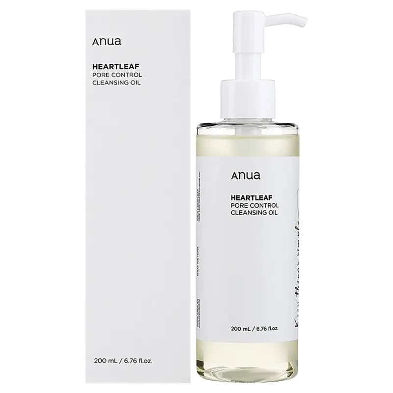 روغن پاک کننده و کنترل منافذ آنوا (Anua) مدل Heartleaf Pore Control حجم 200 میل — تصویر ۳