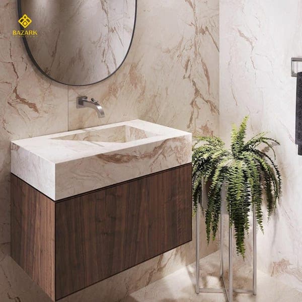 روشویی سرامیکی کابینت دار مدل 3034