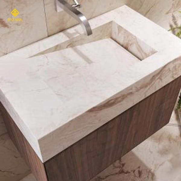 روشویی سرامیکی کابینت دار مدل 3034 — تصویر ۲