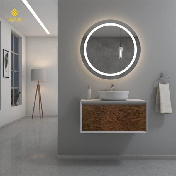 روشویی کابینتی دیواری روکار مدل بارمان — تصویر ۲