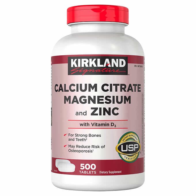 قرص کلسیم سیترات منیزیم کرکلند – 500 عددی | Kirkland Calcium Citrate Magnesium اورجینال ضمانت بازگشت وجه