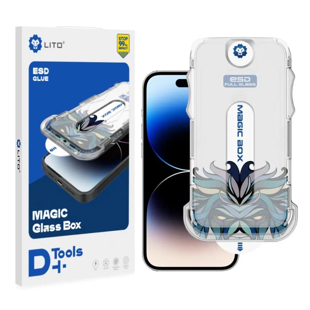 محافظ صفحه نمایش اپل آیفون IPHONE 16 PRO مدل لیتو Lito Magic Box با کیت نصب