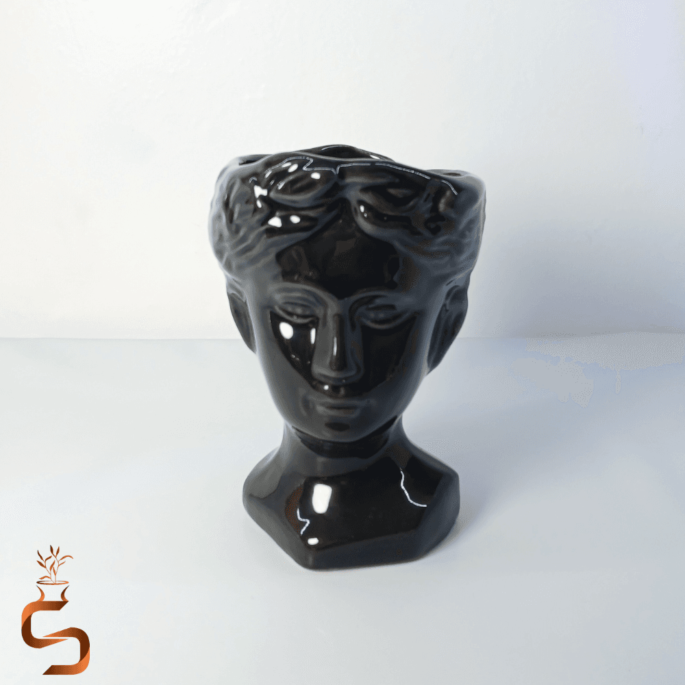 گلدان دکوراتیو رخ سرامیکی سایز 1 — تصویر ۲