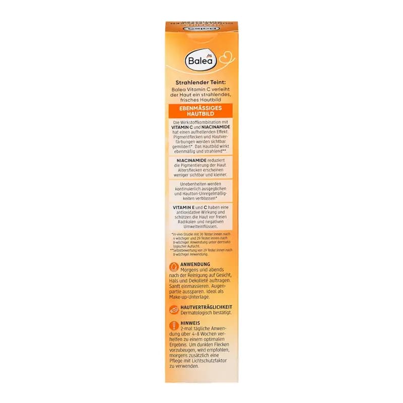 کرم ضد لک و روشن کننده ویتامین سی باله آ Balea Vitamin C Dark Spots Brightener — تصویر ۳