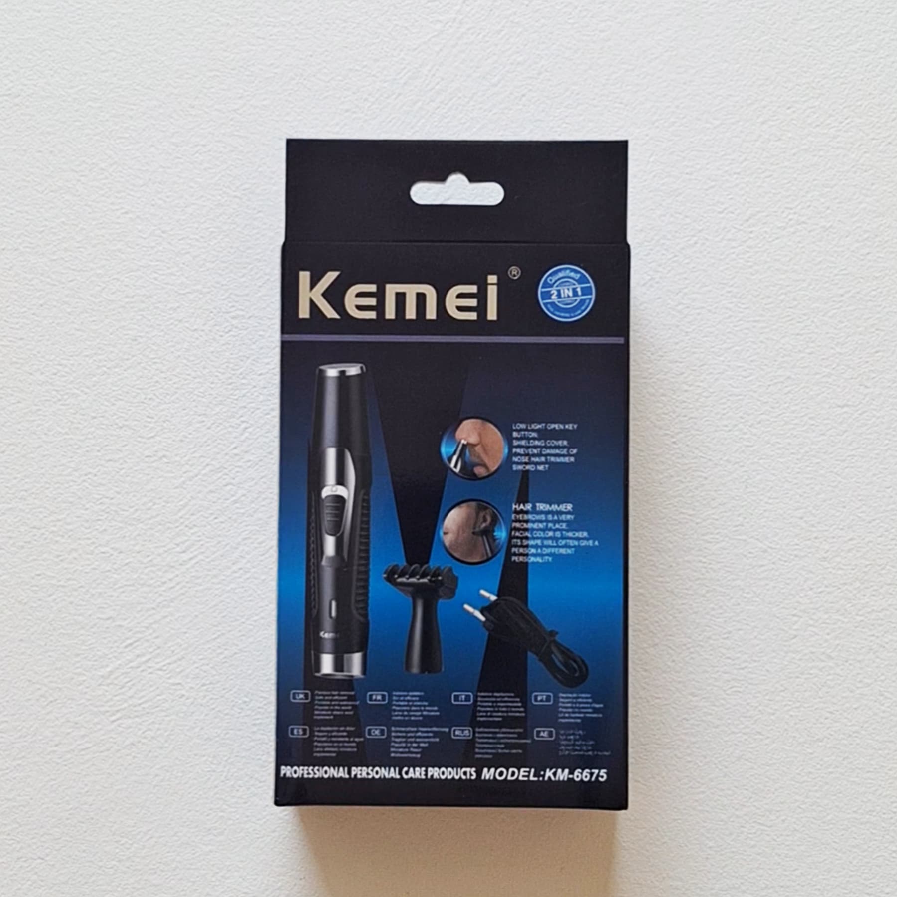 موزن گوش و بینی کیمی مدل KM-6675 — تصویر ۳