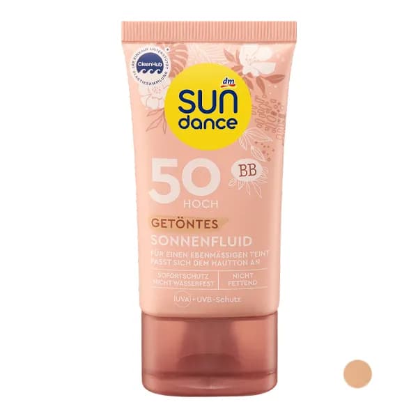 بی بی کرم و ضد آفتاب سان دنس SPF 50 – فلوئید رنگی SUNDANCE