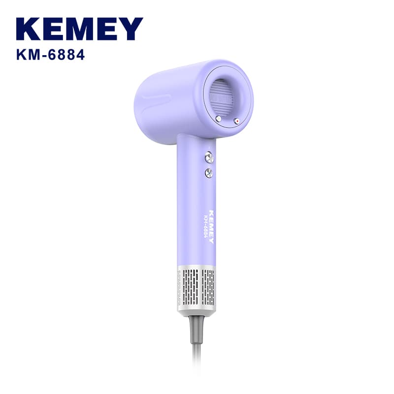 سشوار حرفه ای کیمی KM-6884 | قدرت 1600 وات، موتور 110000 دور در دقیقه | مناسب سالن و منزل — تصویر ۲